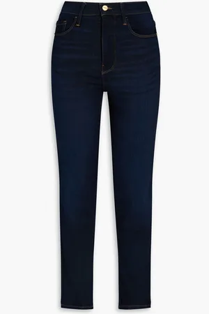 Frame Le Sylvie high-rise straight-leg jeans - Blue - 25