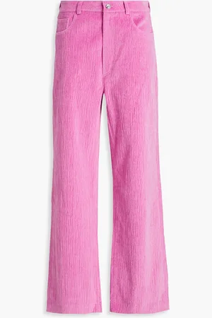 Nanushka Cotton-corduroy straight-leg pants - - S