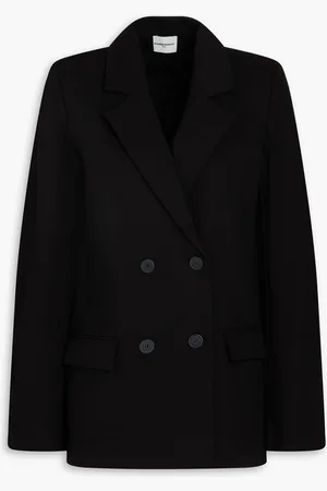 Claudie Pierlot Double-breasted jersey blazer - - FR 38