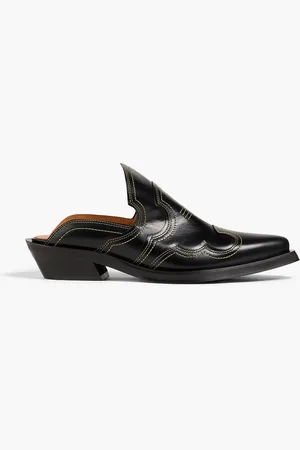 Ganni Leather mules - - EU 37