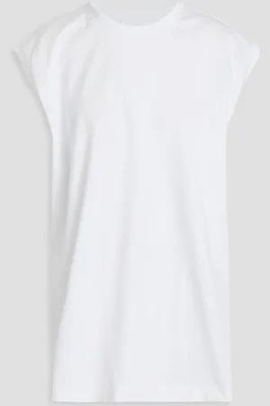 Helmut Lang Logo-print cotton-jersey tank - - M
