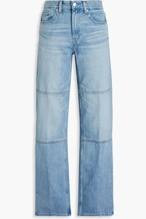 Helmut Lang Carpenter faded high-rise straight-leg jeans - Blue - 25