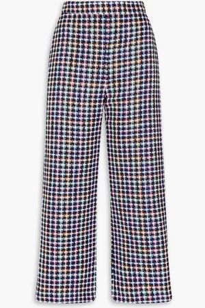 Carolina Herrera Cotton-blend tweed kick-flare pants - - US 4
