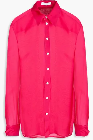 Helmut Lang Silk-chiffon shirt - Pink - XS