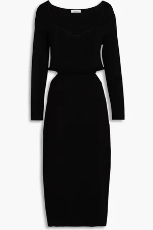 Sandro Cutout knitted midi dress - - FR 42