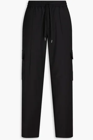 Sandro Tapered wool-blend cargo pants - - FR 42