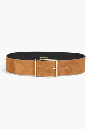 Sandro Suede belt - Brown - 1