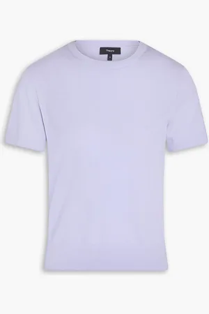 THEORY Wool-blend top - Purple - XS