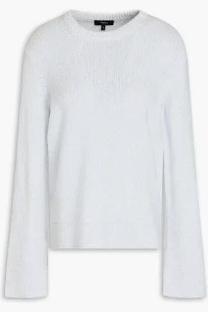 THEORY Bouclé-knit sweater - Blue - L