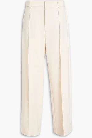 Vince Crepe straight-leg pants - White - US 4