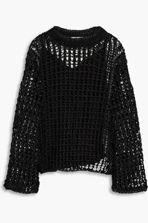 GENTRYPORTOFINO Open-knit silk sweater - - IT 38