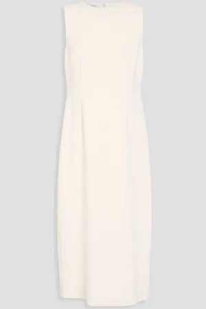 Vince Crepe midi dress - White - US 4