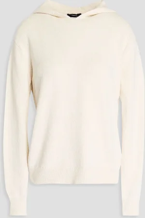 THEORY Cotton-blend hoodie - White - XS