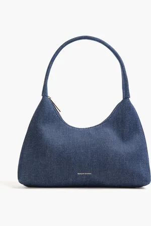 Mansur Gavriel Candy mini denim shoulder bag - Blue - OneSize