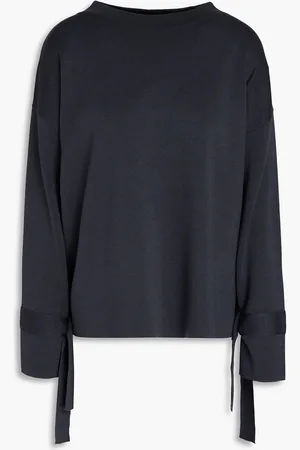 GENTRYPORTOFINO Silk and cotton-blend sweater - Blue - IT 40