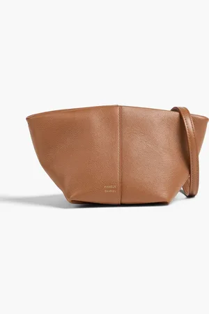 Mansur Gavriel Tulipano leather cross-body bag - Brown - OneSize