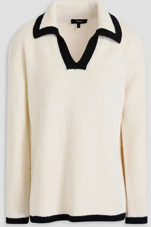 THEORY Wool-blend sweater - White - M