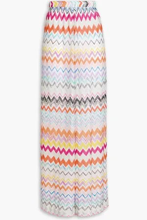 Missoni Metallic crochet-knit wide-leg pants - - IT 46