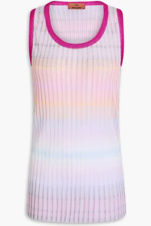 Missoni Dégradé ribbed-knit tank - - IT 40