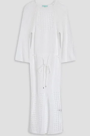 Melissa Odabash Brooke crocheted cotton midi dress - - S