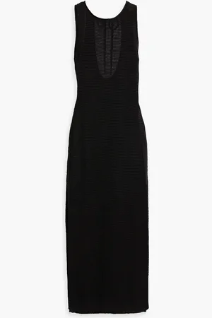 ONIA Open-knit linen midi dress - - XS