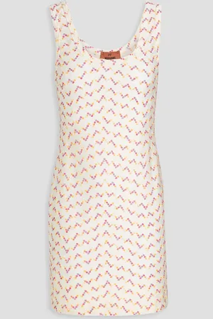 Missoni Broderie anglaise mini dress - White - IT 44