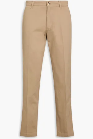 VERSACE Cotton-twill chinos - Neutral - IT 50