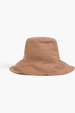 Totême Hemp sun hat - Brown - ONESIZE