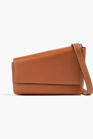 Staud Acute leather cross-body bag - Brown - OneSize