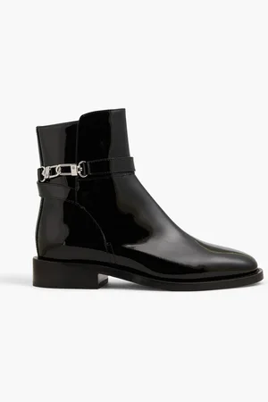 Totême Buckled patent-leather ankle boots - - EU 36