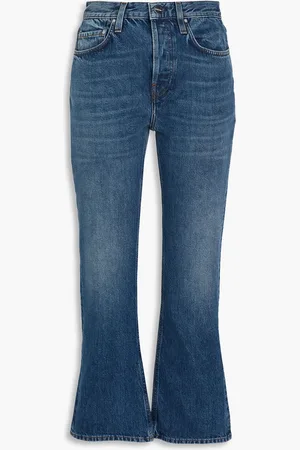 Totême Faded high-rise kick-flare jeans - Blue - 24W/ 30L