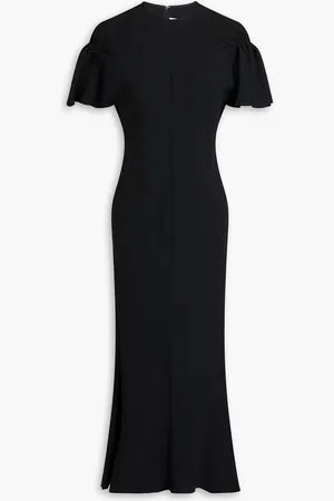 Victoria Beckham Satin-crepe midi dress - - UK 8