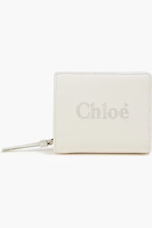 Chloé Embroidered leather wallet - - OneSize