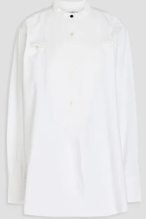 Victoria Beckham Cotton-poplin shirt - White - UK 14