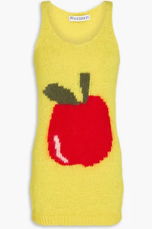 J.W.Anderson Intarsia cotton-blend top - - XS
