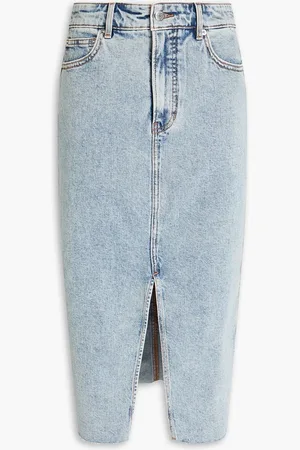 VERONICA BEARD Victoria denim midi pencil skirt - Blue - US 4