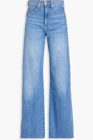 VERONICA BEARD Taylor high-rise wide-leg jeans - Blue - 30