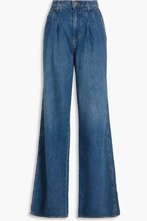 VERONICA BEARD Mia high-rise wide-leg jeans - Blue - 32