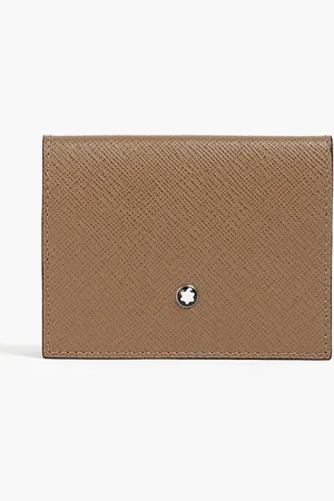 Montblanc Textured-leather cardholder - Neutral - OneSize