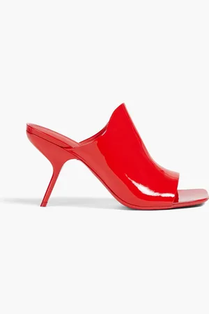 Salvatore Ferragamo Era patent-leather mules - - US 5.5
