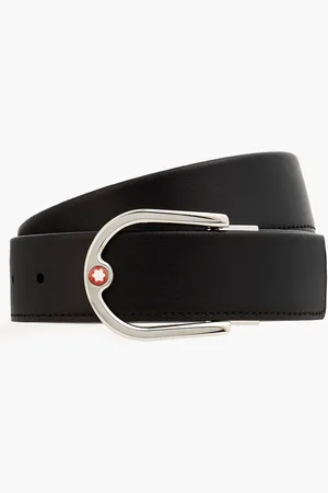 Montblanc Leather belt - - ONESIZE