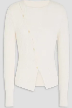 Jacquemus Pau ribbed-knit sweater - White - FR 40