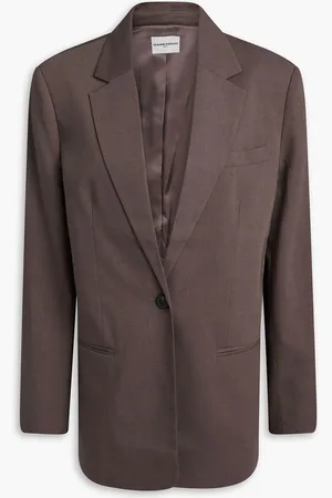 Claudie Pierlot Woven blazer - Brown - FR 36
