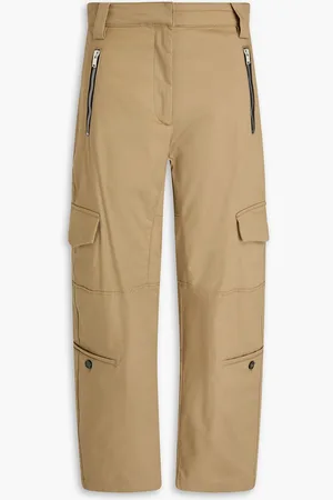 Proenza Schouler Jackson stetch-cotton twill cargo pants - Neutral - US 2