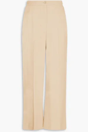 Claudie Pierlot Play crepe wide-leg pants - Neutral - FR 34