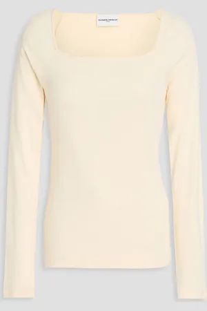 Claudie Pierlot Cotton-jersey top - White - L