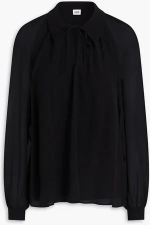 Claudie Pierlot Gathered georgette blouse - - FR 38