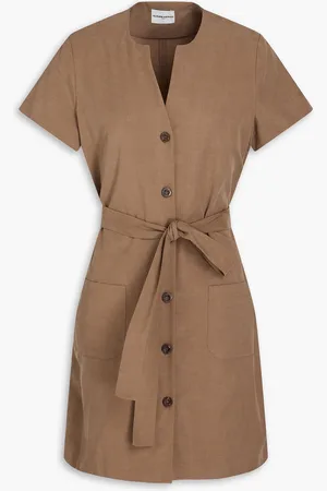 Claudie Pierlot Cotton and Lyocell-blend mini dress - - FR 34
