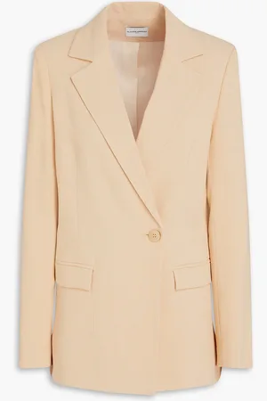 Claudie Pierlot Villa crepe blazer - Neutral - FR 34