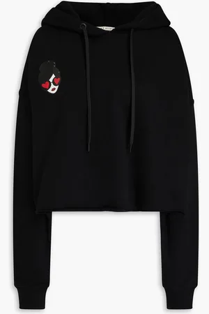 ALICE+OLIVIA Alice Olivia - Oversized printed French cotton-terry hoodie - - L